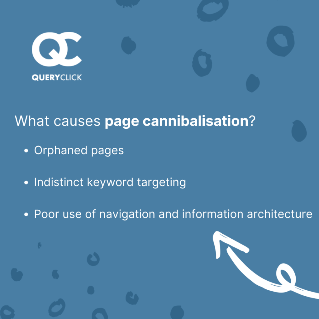 3 things that cause page cannibalisation